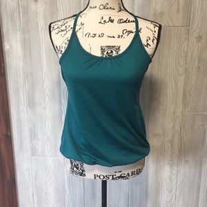 teal workout tank